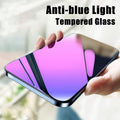 2Pcs Anti Blue Ray 9H Tempered Glass for iPhone X XS MAX XR 11 12 13 mini 14 Pro Max 6 6S 7 8 Plus SE 2020 Screen Protector Film Anti Blue Light Tempered Glass Screen Protector for iPhone Stevvex