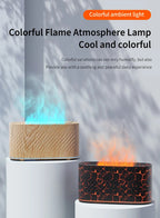 Colorful Simulation Flame Aroma Diffuser Home Hotel Desktop USB Air Humidifier Lootquake LLC