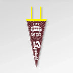 Outdoor Camping Tent Pennant Flags Picnic Canopy Atmosphere Decorations Camp Hanging Flags Holiday Scene Felt Bunting