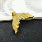 1Pcs Creative Fish Tail Metal Bookmarks, Rare Book Page Holders for Book Lovers, Office Supplies for Bookworm Readers Lootquake LLC