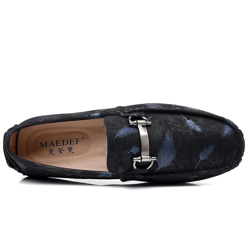 MAEDEF Men‘s High Quality Slip on Loafers 2024 Classics Fashion Leather Casual Male Shoe Comfortable Outdoor Driving Flats Shoes Lootquake LLC