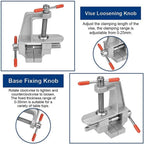 Portable Mini Jeweler's Table Clamp - Small Hobby Bench vice Craft Repair Tool - Jewelers Clamps Workbench Accessory
