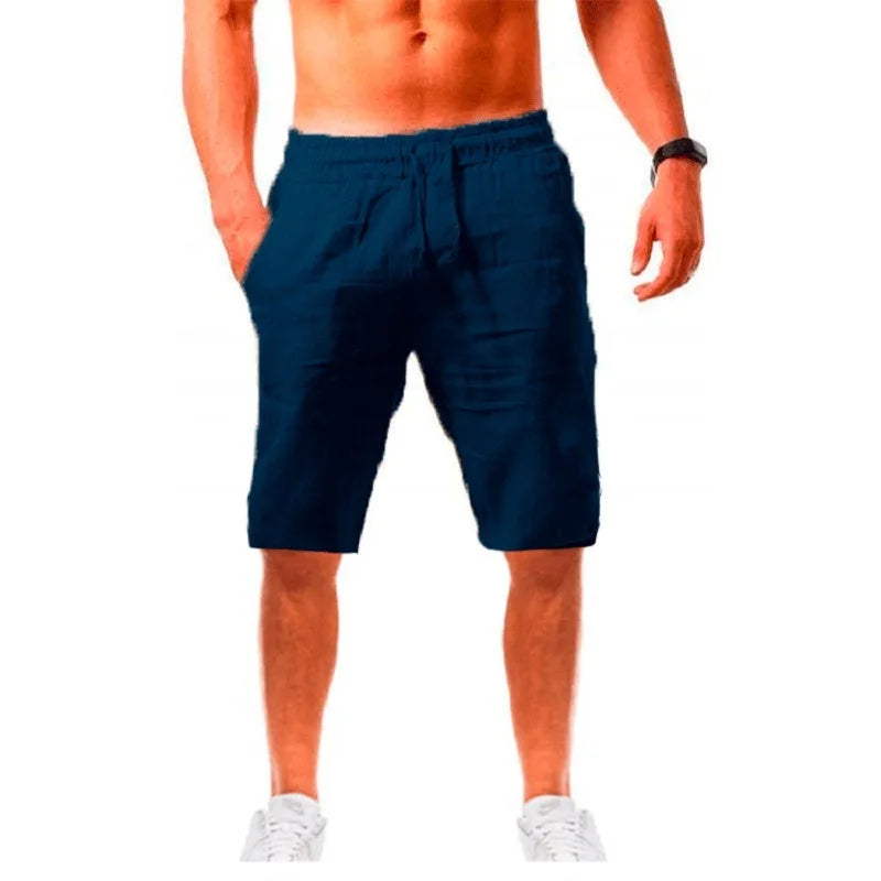 BreezeFit Men's Linen Shorts: Cool, Stylish, Versatile THRIXINE