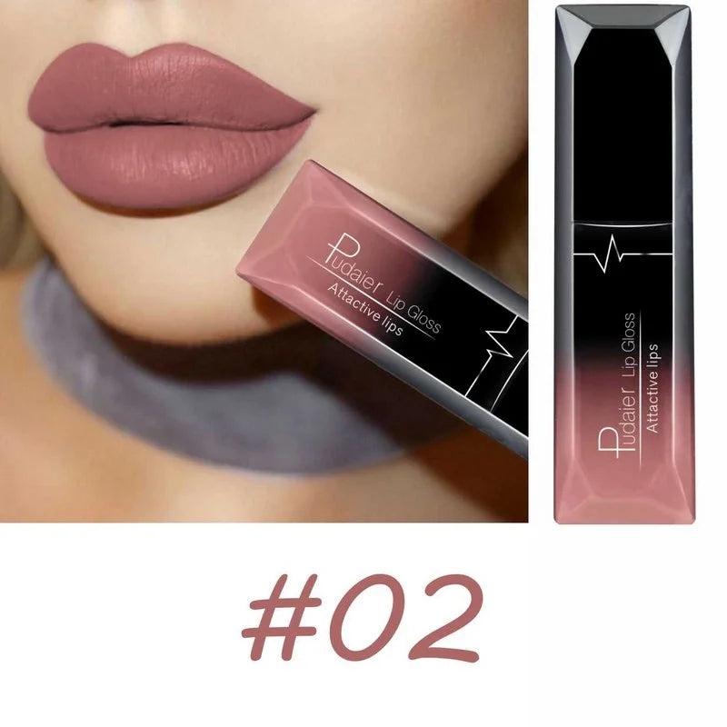 Best Lip Makeup 17 Color Sexy Matte Long Lasting Lipgloss Liquid Lipstick Lip Cream Lootquake LLC