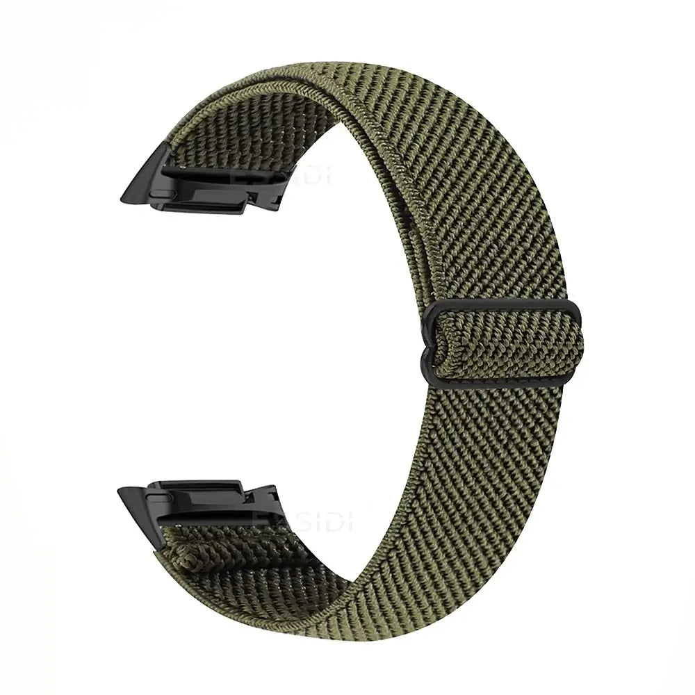 Fitbit Charge 5 6 Nylon Strap - Durable, Breathable, Versatile - SJB-DIAMOND ELITES