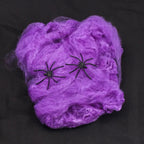 Halloween Decoration Party Accessories Decorations for Events Scream Festa Spider Web Black Outdoor Props Haunted House Spider Lootquake LLC