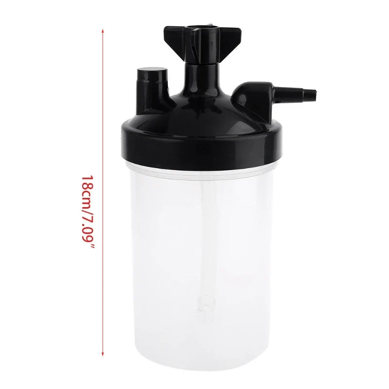 Professional  Humidifier Bubbler Bottle - Humidity for OXYGEN Therapy Height 16cm  6.3" Bottle Mouth 7cm  2.76" KXRE Lootquake LLC