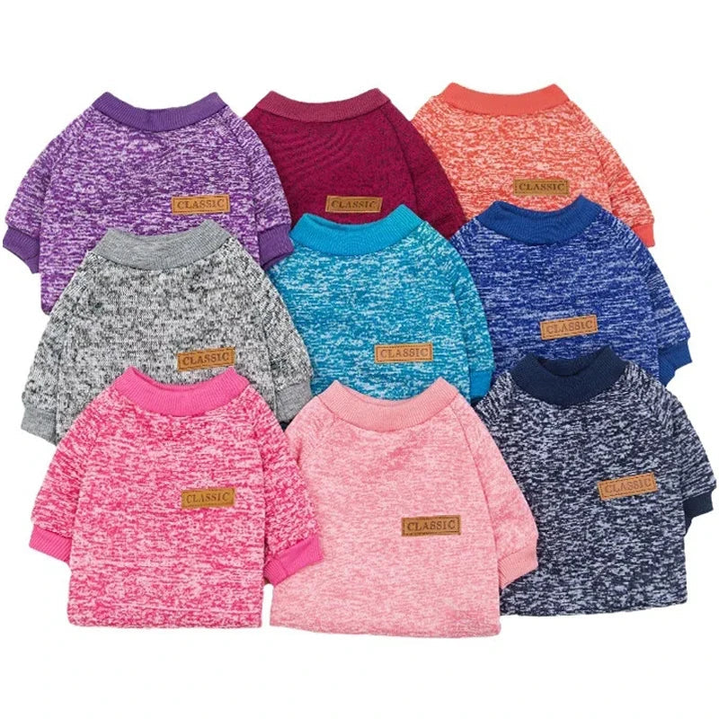 Cat Clothes For Medium Small Dogs Pet Coat Sweatshirt XS-2XL THRIXINE