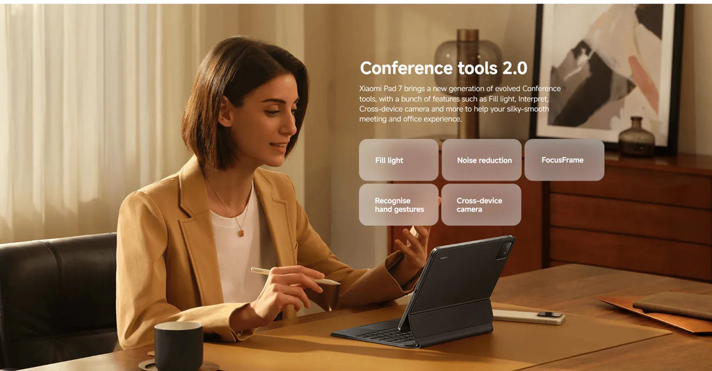 Global Version Xiaomi Pad 7 11.2'' Xiaomi HyperAI 144Hz 3.2K Display Snapdragon 7+ Gen 3 Octa core Processor 45W 8850mAh Battery Lootquake LLC