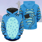 Hot Selling Kpop Demon Hunter Print Hoodie Autumn And Winter Trend Casual Pullover Men's Halloween Role Play Costume Gift Pi-Mart