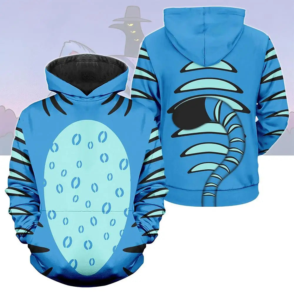 Hot Selling Kpop Demon Hunter Print Hoodie Autumn And Winter Trend Casual Pullover Men's Halloween Role Play Costume Gift Pi-Mart
