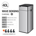 Smart Trash Can 20L 30 40 50 60 Liters Wastebasket Large Kitchen Garbage Cube Home Automatic Stainless Steel Garbage Bin Dustbin Lootquake LLC