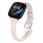 Fitbit Versa & Sense Leather Band - Classic and Stylish - SJB-DIAMOND ELITES