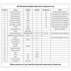 DIY Bluetooth Speaker Kit Electronics DIY Soldering Project Practice Solder Assembly DIY Electronic Kit Component 2*3W Speakers Lootquake LLC