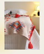 Bohemian Blanket Soft Sofa Cover Summer Blanket Office Nap Blankets Air Conditioning Blankets Knit Blanket For Travel Lootquake LLC