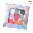 9Colors Solid Patting Nail Powders UV Polish Decoration Shimmer Fine Glitter Gradient Matte Pat Pat Manicure Polish Deco Powder