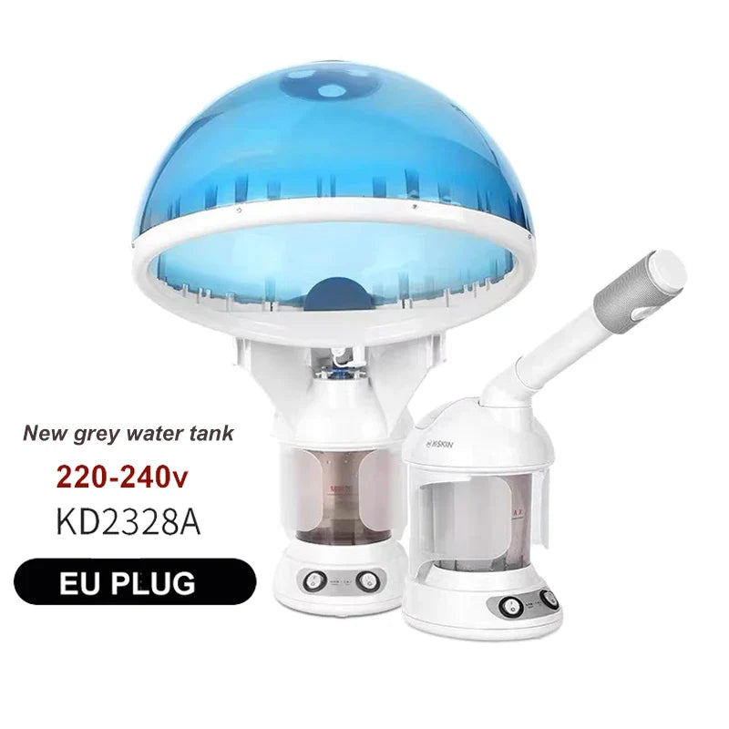 Face Hair Steamer Machine Humidifier Hot Nano Mist Sprayer Facial Ozone Vaporizer Hair Moisturizing Hydration Home Salon Steamer
