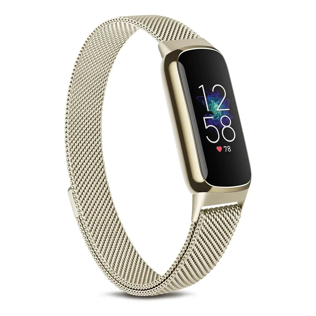 Fitbit Luxe Steel Magnetic Band - Elegant Mesh Design - SJB-DIAMOND ELITES