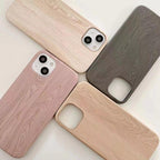 Luxury Wood Phone Case For iPhone 13 12 11 Pro X XS Max XR 8 7 Plus SE Retro Soft Wood Case Slim Hard Cover with Real Wooden Finish Protective Cover Stevvex