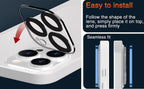 3PCS Pack Tempered Glass Camera Lens Protector for iPhone 14 Pro max 9H Hardness Scratch Resistant for iPhone 14 Plus 13 12 11 Screen Protector with Camera Lens Case Stevvex