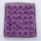 30pcs of 7cm Glitter spray artificial flower rose for Christmas gift hot Valentine DIY bouquet easter wedding Birthday decor Lootquake LLC