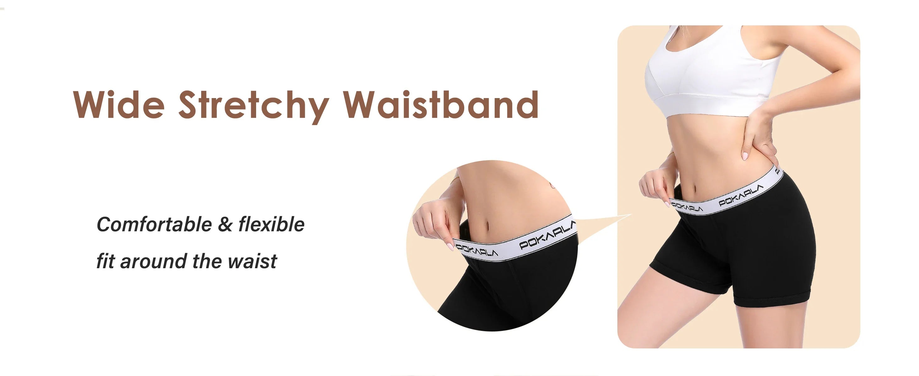POKARLA 4PCS Women’s Cotton Boxer Underwear Ladies Soft Safety Panties Female Breathable Inseam Briefs Set Boy Shorts Plus Size Lootquake LLC
