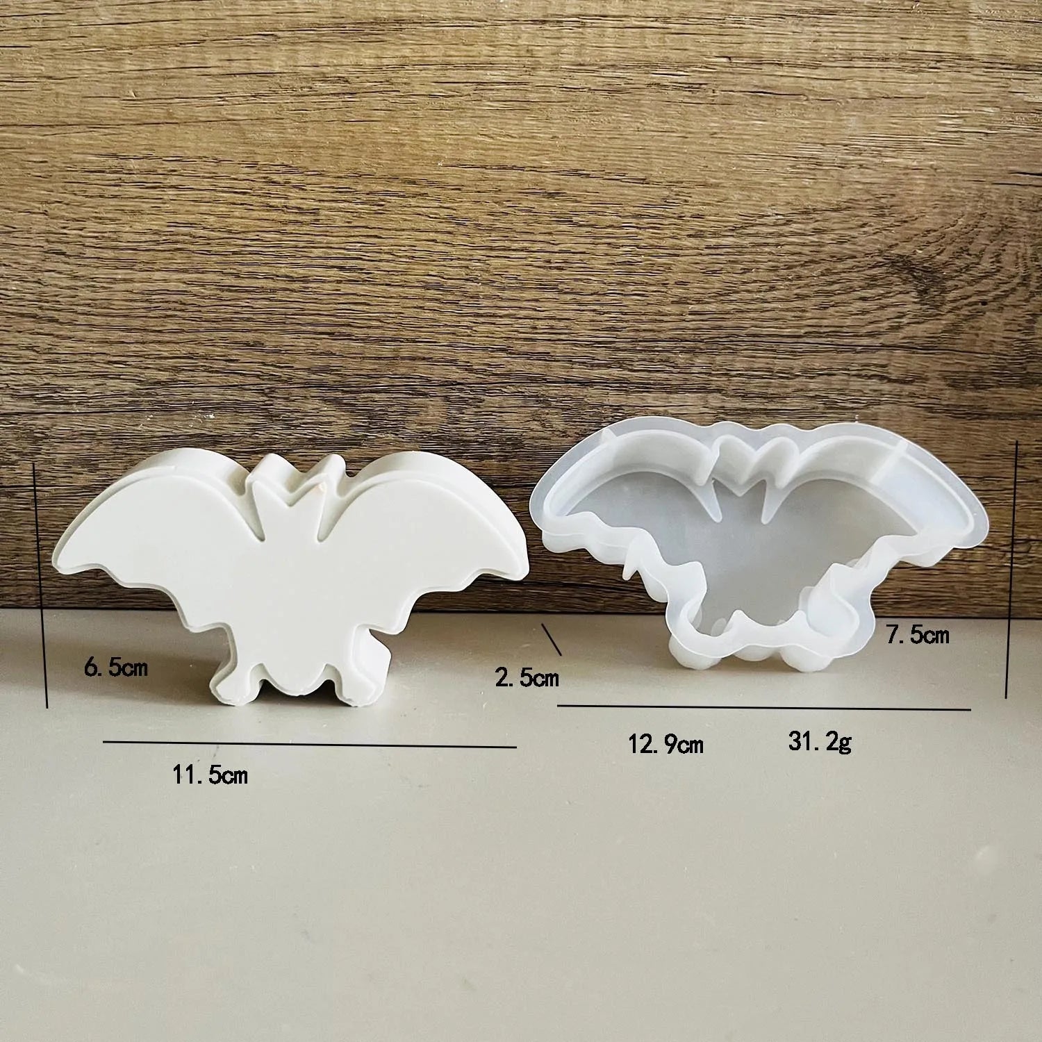 Halloween Decoration Diy Mold Skeleton Bat Mask Jack Ghost Silicone Mould Car Aromatherapy Plaster Doll Pinch Molds Lootquake LLC