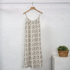 Casual 100% Cotton Summer Women's Long Dress Loose Solid Sleeveless Backless Streetwear Elegant  Female Dress Vestidos Robe Lootquake LLC