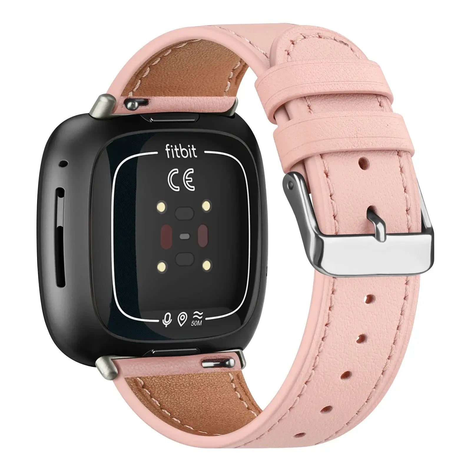 Fitbit Versa & Sense Leather Band - Stylish Durable Design - SJB-DIAMOND ELITES
