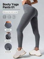 ElevateFit High-Waist Shaping Yoga Leggings - SJB-DIAMOND ELITES