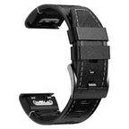 Garmin Leather Silicone QuickFit Band - Durable Stylish Strap - SJB-DIAMOND ELITES