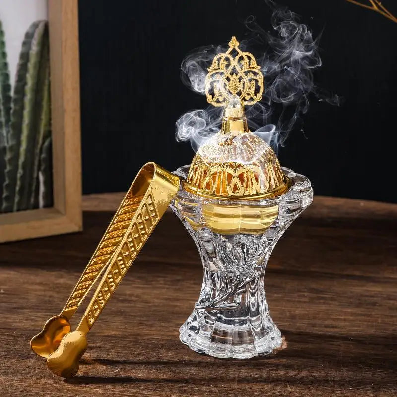 Moroccan Style Crystal Aroma Burner Fragrance Diffuser Arabian Night Lantern Candle Holders Luxury Home Decor Lootquake LLC