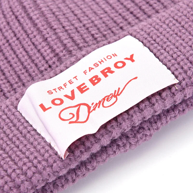 2023 New Long Ear Fox Hat Skullies Beanies Women Cute Rabbit Ears Crochet Knitted Hat Men Winter Hip-hop Warm Cap Christmas Gift Pi-Mart