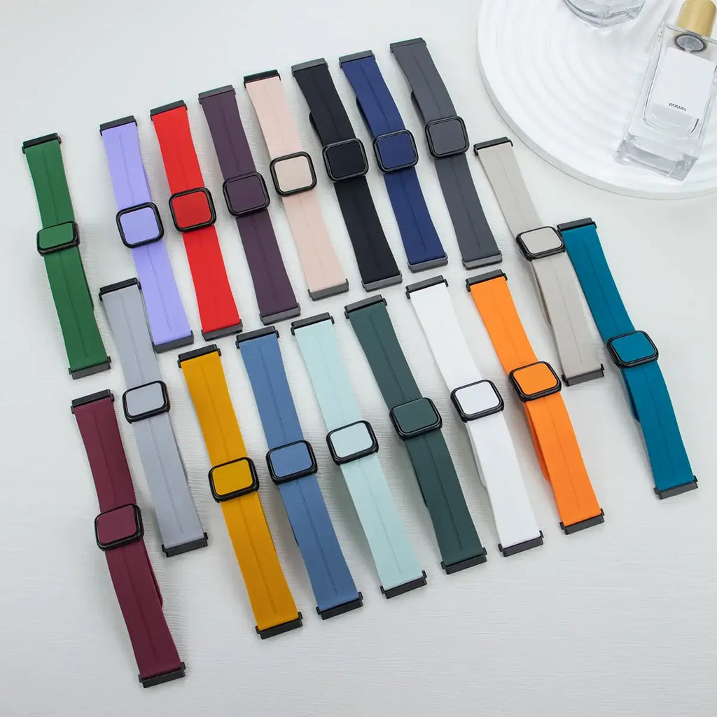 Fitbit Versa & Sense Silicone Band - Waterproof & Magnetic - SJB-DIAMOND ELITES