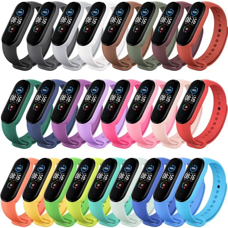 Watch Strap For Xiaomi Mi Band 7 6 5 4 3 Wristband Silicone Bracelet Wrist Straps MiBand 3/4 band5 band6 Smartwatch Accessories Lootquake LLC