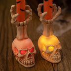 Halloween  Skull Lamp Creative Decor for Spooky Party Unique Skull Candle Lantern Halloween Decoration Spooky Lighting Lootquake LLC