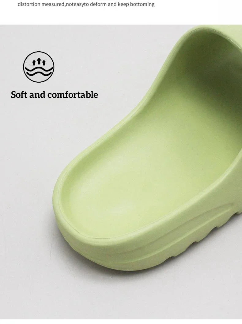 Size Super Soft Eva Sole Summer Slippers for Men Women Bottom Indoor Home Slides Sandals Beach Shoes Male Slippers Flip Flops Lootquake LLC