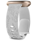 Fitbit Versa & Sense Silicone Band - Durable Floral Design - SJB-DIAMOND ELITES