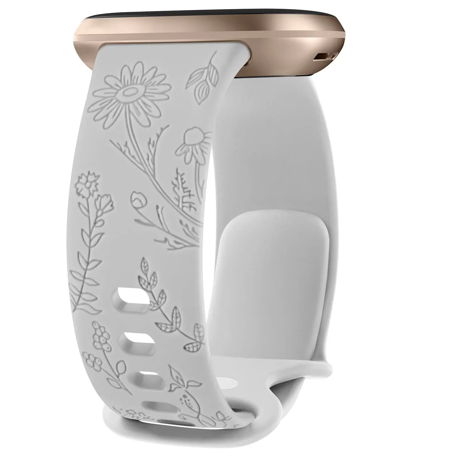 Fitbit Versa & Sense Silicone Band - Durable Floral Design - SJB-DIAMOND ELITES