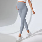 Seamless High Waist Maternity Yoga Leggings THRIXINE