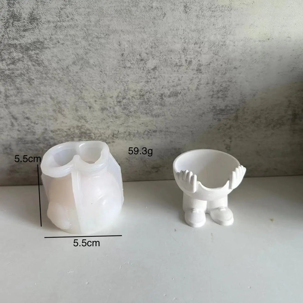 Easter Egg Cup Holders Mold DIY Drip Glue Gypsum Cement Silicone Mould Egg Jewelry Necklace Storage Tray Mold Home Decor Lootquake LLC