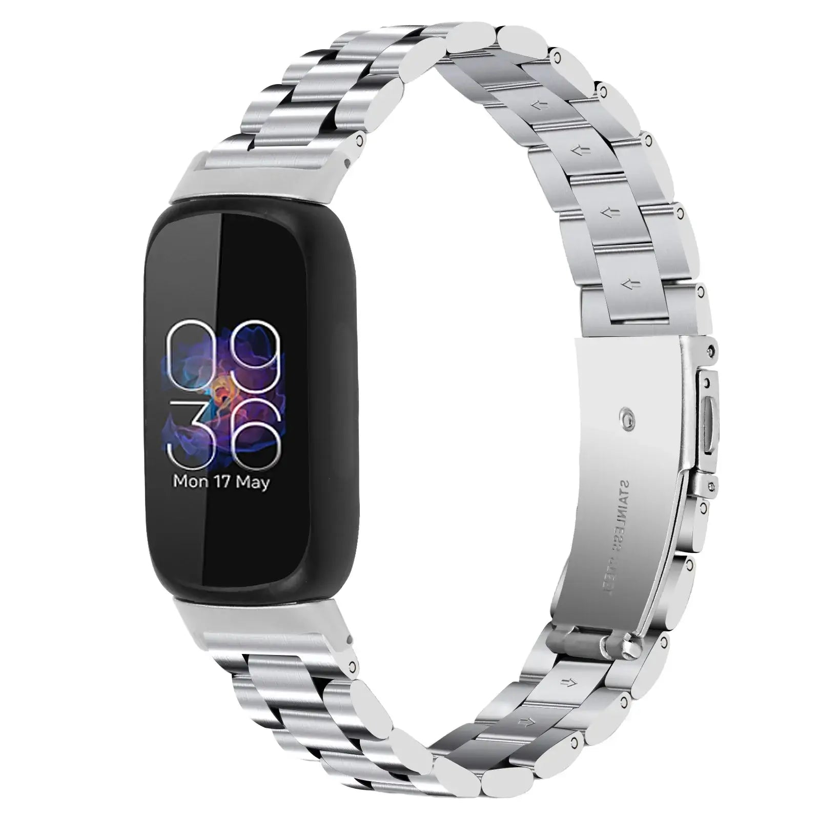 Fitbit Inspire 3 Stainless Steel Band – Premium Metal Strap - SJB-DIAMOND ELITES
