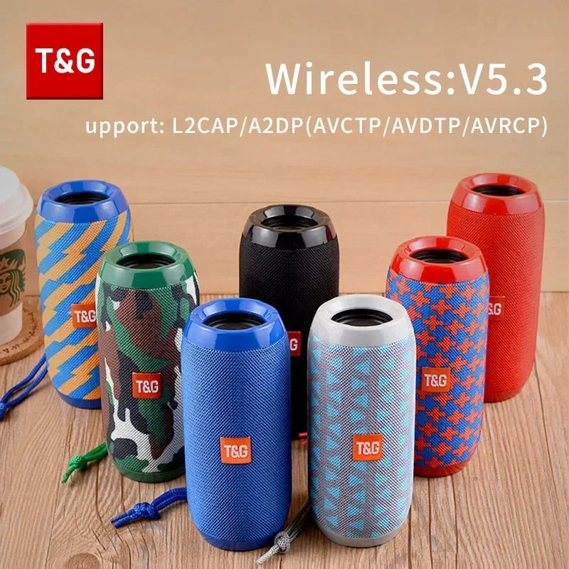 TG117 Bluetooth Speakers Portable Wireless Sound Box  Outdoor Waterproof Stereo Surround Supports TF Radio altavoz bluetooth Lootquake LLC