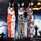 Halloween New Arrival Sound Activated Glowing Talking Hanging Ghost Scary Decor with Clown for Haunted House Party Prop Decor Lootquake LLC