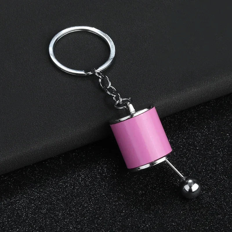 Personalized Keychain Creative Metal Mini Car Parts Manual Transmission Auto Keyring Accessories Key Ring Chain Men Lover Gift Lootquake LLC