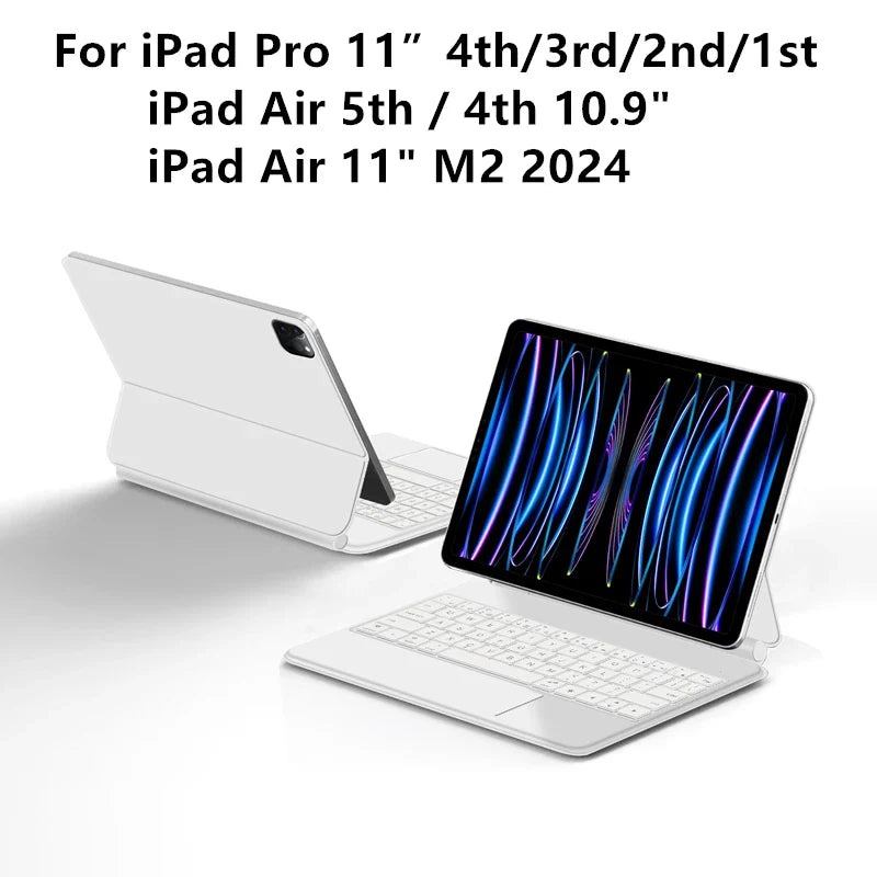 Magic Keyboard Case For iPad Pro 11 inch 12.9" M2 13 M4 Air 4th 5th ipad10 10th 10.9 Smart Cover Multi-touch Magnetic backlight Lootquake LLC