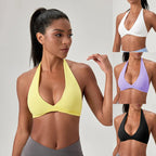 FlexiFit Halter: Stylish Yoga Gym Bra for Women THRIXINE
