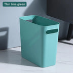 Slim Large Trash Can Wastebasket Garbage Container High-Capacity for Bedroom Kitchen Office Storage Bin Orange Lootquake LLC