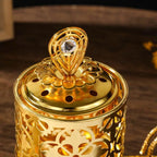 Moroccan Style Crystal Aroma Burner Fragrance Diffuser Arabian Night Lantern Candle Holders Luxury Home Decor Lootquake LLC