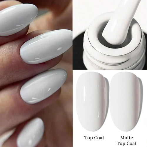 1pcs 7.3ml White Gel Nail Polish French Manicure Gel Polish Semi Permanent Soak Off UV Gel Varnish Base Top Coat Winter Nail 105 Lootquake LLC